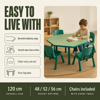 Chaises pour enfants pour événements, table et chaises en plastique pour enfants, chaise de repas pour enfants, vente en gros