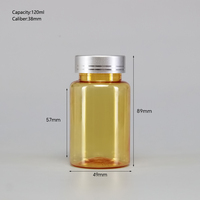 OEM ODM Capsules et comprimés en plastique de 120 ml, flacons de suppléments, médicaments, pilules, vitamines