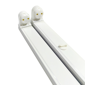 Vente en gros de luminaires à <span class=keywords><strong>tube</strong></span> LED T8 G13 à ressort simple ou double, 60 cm, 90 cm, 120 cm, 4 supports pour <span class=keywords><strong>tube</strong></span> <span class=keywords><strong>fluorescent</strong></span>, 9 W, 18 W, 24 W - Product Image 2