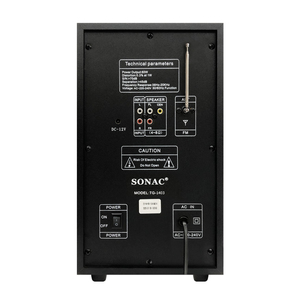 SONAC TG-1403 Nouvelle Grande Enceinte Sans Fil à Porte-Cou, Barre de Son 5.1 Sans Fil, Barre de Son Afrique, <span class=keywords><strong>Radio</strong></span> FM Portable - Product Image 6