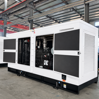 Générateur diesel silencieux 125 kVA, type robuste, refroidissement par eau, triphasé 400 V, ATS pour alimentation de secours continue en usine
