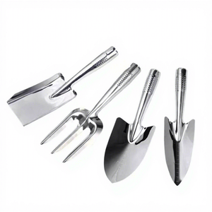 Ensemble d'outils de jardinage en acier inoxydable pour le désherbage, la transplantation et l'entretien des fleurs – Spatule durable à poignée en D pour le creusement en extérieur - Product Image 3