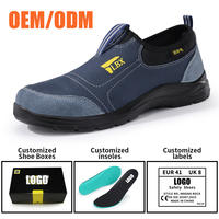 GUYISA OEM Chaussures de sécurité industrielles légères unisexes antistatiques avec embout en acier pour quatre saisons