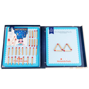 Montessori in legno Matchstick pensiero Puzzle per la prima infanzia strumento di formazione per ragazzi ragazze insegnamento matematica giocattolo educativo per - Product Image 5