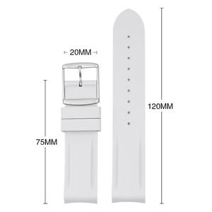 <span class=keywords><strong>Swatch</strong></span>-Bandas de silicona personalizadas, correas de repuesto de goma suave prémium de liberación rápida de 20mm, Co-sign por <span class=keywords><strong>Swatch</strong></span> - Product Image 3