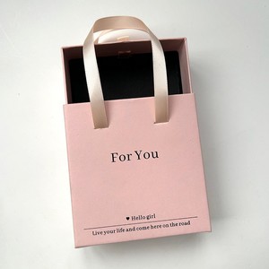 Luxury Recyclable Pink Paperboard Jewelry <b>Box</b> Custom Logo UV Printing Rings <b>Earrings</b> Bracelets Necklaces Quality Stamped <b>Gift</b> - Product Image 1