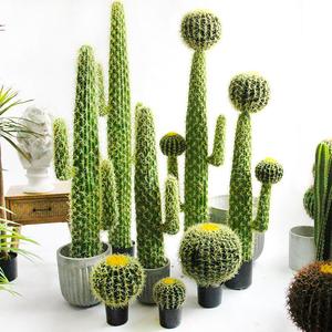 Planta Artificial Blanca <span class=keywords><strong>de</strong></span> Alta Calidad, Flores Artificiales en Maceta Personalizadas, Fabricante <span class=keywords><strong>de</strong></span> Artículos Casi Naturales, Cactus Artificial - Product Image 1