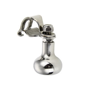 Manivela de Acero Inoxidable Marino, Accesorios de Herraje Negros para Yates, Barcos de Pesca, Piezas de Refuerzo para Volante - Product Image 1