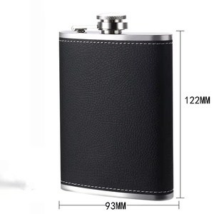 Mini Botella de Acero Inoxidable de Alta Calidad de 8 Oz con Embudo, Diseño Portátil para Camping y Senderismo, Caja de Regalo Estilo Americano - Product Image 4