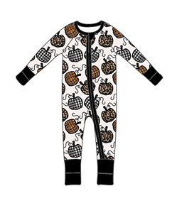 Qingli ODM personnalisé usine pas de tarif impressions personnalisées toutes saisons coloré et mignon en gros enfants barboteuse à glissière - Product Image 5