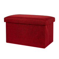 Tabouret de rangement imperméable pour le salon, Pouf, 100 cm, pliable, permettant de gagner de l'espace
