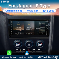 Radio Multimedia para Auto STWEI para Jaguar F-TYPE 2013-2018, Pantalla de 10.25 Pulgadas, Android 14, Reproductor Multimedia, CarPlay, AUTO, 4G, WiFi, Host, Estéreo, Navegación para Auto
