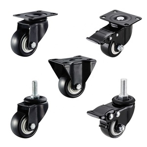 Drehbare drehbare Rad rolle Hoch leistungs rolle mit Bremse oder ohne Bremse PVC PU PP Nylon <span class=keywords><strong>Industrial</strong></span> Caster Wheels - Product Image 4