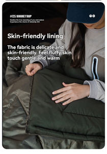 Sacos de Dormir Personalizados con Logotipo para Adultos, Ligeros, Impermeables, para Clima Frío, para Viajes al Aire Libre, Caza - Product Image 2