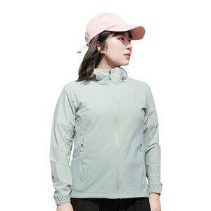 Chaqueta de protección solar Xinda para hombres y mujeres, ultrafina, transpirable, de seda helada, ligera, para pesca al aire libre, UPF 50, anti UV, de secado rápido. - Product Image 2