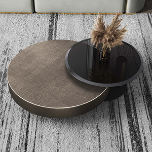Juego de Mesa de Centro Moderno, Minimalista, de Lujo y Duradero, de Acero Inoxidable, Diseño Italiano, Muebles Multifuncionales para el Hogar, Sala de Estar - Product Image 2