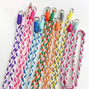 Cordicella per telefono a colori corta con Patch Color colore custodia per telefono con ciondolo Anti-perdita e cinturino da polso per telefono Unisex fatto a mano - Product Image 6