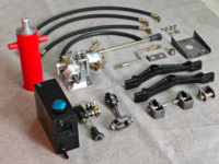 Nouveau produit Kit d'accessoires pour le chargement de tricycle de cargaison Ensembles de modification automatique de dumping d'huile hydraulique avec pièces de rechange de pompe à piston