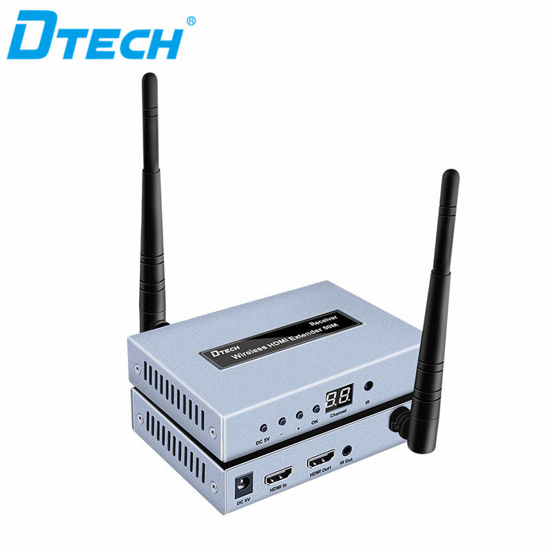 Большой диапазон 1080p Wifi сигнал отправитель и приемник ИК-видео Ethernet передатчик 50 м Hdmi беспроводной удлинитель