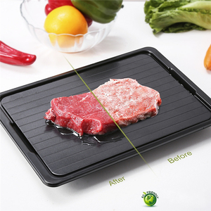Plateau de décongélation amélioré en métal sans électricité avec bac d'égouttement pour <span class=keywords><strong>viande</strong></span> congelée, <span class=keywords><strong>planche</strong></span> de cuisine - Product Image 5