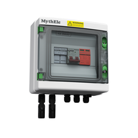 Boîtier de Combinaison PV MythEle Prix Usine 10 Chaînes 15A 500V CC, Boîtier de Jonction Solaire pour Système de Panneaux Solaires avec Protection Foudre