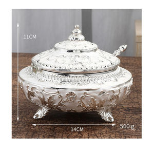 Nuevo azucarero con tapa abatible 2026, estilo europeo y americano de lujo ligero, azucarero retro de alta gama - Product Image 2