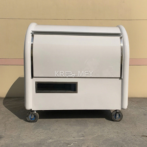 Carrito de Venta Móvil Personalizado para Comida Callejera, Helados, Café, Jugos, Té de Burbujas, para Restaurantes al Aire Libre - Product Image 3