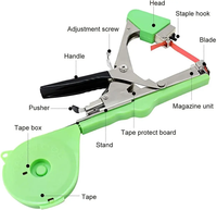 Outils de jardinage pour attacher les branches, machine à lier les tomates, outil de ligature des semis, outil de ligature des vignes, tapener pour légumes, bandes adhésives pour jardin domestique
