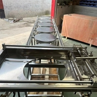 Machine semi-automatique professionnelle pour la fabrication de crêpes de soie aux céréales, grande capacité, multi-grains