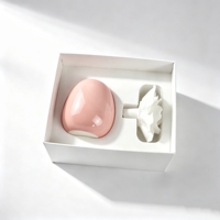 Diffuseur de parfum d'ambiance en céramique pour la maison, avec fleur en porcelaine, pour huiles essentielles et gypse aromatique, vente en gros