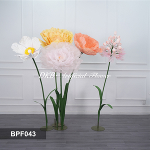 DKB Venta al por Mayor de Flores Artificiales de Organza Ecológica con Luces para Decoración de Bodas, Escenarios y Ventanas - Product Image 3