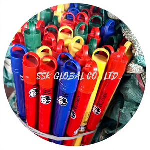 Balai en bois durable et écologique, prix usine, couleur personnalisée, manche recouvert de PVC, poils festonnés, imperméable, 120 cm - Product Image 6