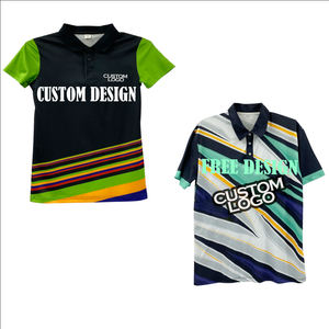 Factory Direct Polyester Lightweight Breathable Quick Dry Summer Men Short Sleeve Golf Polo Custom Sublimation Polo Shirts
