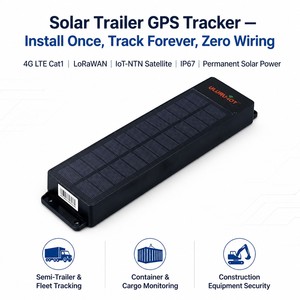 Traceur GPS solaire étanche IP67 4G LoRaWAN pour bateaux, camions et navires avec localisation BeiDou - Product Image 6
