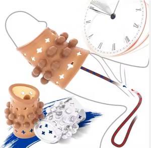 Realistische Form Ärmel Penis Extender mit Ball Loop Sexspielzeug für männliche Penis Ärmel in Pakistan Lahore Karachi Islamabad - Product Image 1