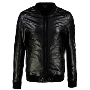<b>Men's</b> Winter Casual <b>Leather</b> <b>Jacket</b> with Front Logo Breathable & Quick Dry Heated Windproof Thick <b>Faux</b> Fur Lining - Product Image 1