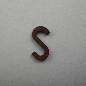 木制衣钩中国制造商s形钩木制衣架 - Product Image 4