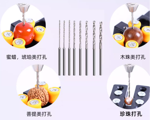 2026 - Outils de perçage innovants : Perceuse à tige fixe, Perceuse à spirale allongée, Perceuse à spirale pour bois, Kit d'aiguilles à percer les perles - Product Image 4