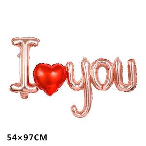 Globos de película de aluminio LOVE, propuesta de San Valentín, diseño de fiesta de boda, globos decorativos - Product Image 6