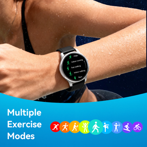 Reloj inteligente redondo 1,43 Amoled con rastreador de actividad física resistente al agua 1ATM, frecuencia auditiva, seguimiento del sueño, asistente de voz AI, respuesta a llamadas - Product Image 6