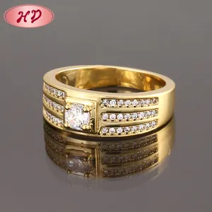 Ideas Gift Shop Items Simple Gold Plated Women Ring Without Diamond