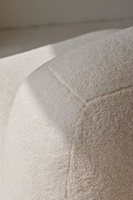 Modernes Modulares Freizeit-Einzelsessel-Set aus Schafsleder mit Wabi-Sabi Geometrischem Muster für Hotels und Villen