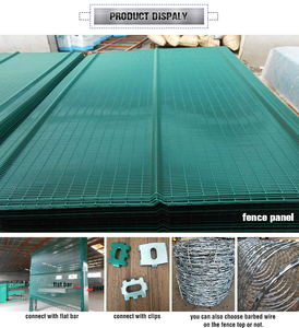 358 anti escalada anti corte claro vista aeropuerto prisión perímetro valla panel de <span class=keywords><strong>malla</strong></span> de alambre soldado - Product Image 6