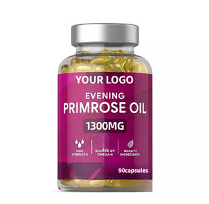 Marque privée Huile d'onagre Gélules Supplément anti-âge à base de plantes Équilibre hormonal Santé de la peau Certifié GMP - Product Image 1