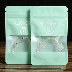 Bolsas de Mylar Transparentes para <span class=keywords><strong>Alineadores</strong></span> <span class=keywords><strong>Dentales</strong></span>, con Cierre Hermético, para Blanqueamiento Dental, Impresión Personalizada - Product Image 2