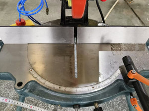 Cửa sổ nhôm xây dựng máy nhôm hồ sơ máy cắt CNC đầu duy nhất cắt Saw Máy 45 và 90 độ - Product Image 5