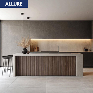Allure Garde-manger personnalisé de haute qualité Cucina Meuble complet <span class=keywords><strong>Cuisine</strong></span> <span class=keywords><strong>italienne</strong></span> Table d'îlot Armoire de <span class=keywords><strong>cuisine</strong></span> extérieure en bois de luxe - Product Image 1