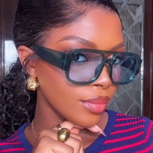 แว่นกันแดดแฟชั่นทรงทันสมัยแบบสองบริดจ์สำหรับผู้ชายและผู้หญิง รุ่น 3935 - Product Image 5