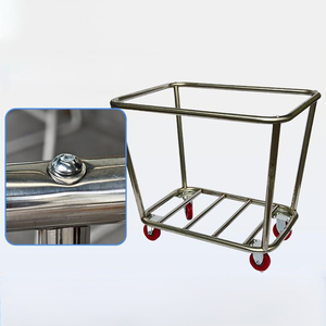 <span class=keywords><strong>Chariot</strong></span> commercial <span class=keywords><strong>de</strong></span> ménage <span class=keywords><strong>de</strong></span> lin d'hôtel <span class=keywords><strong>de</strong></span> toile épaissie d'acier inoxydable <span class=keywords><strong>de</strong></span> <span class=keywords><strong>chariot</strong></span> <span class=keywords><strong>de</strong></span> blanchisserie - Product Image 5