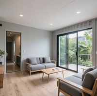 Maisons conteneurs modulaires portables en acier pas chères 20 pieds 40 pieds Vente de maisons préfabriquées de luxe Expédition mobile vie pliable